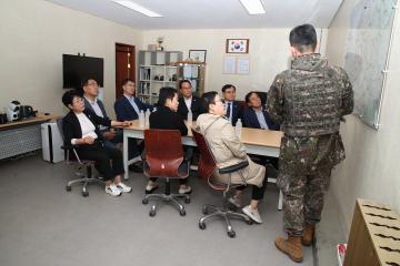 정읍시의회 제4대대 위문방문